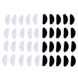 10pcs Glasses Nose Pads Adhesive Silicone Nose Pads Non-slip White Thin Nosepads for Glasses Eyeglasses Eyewear Accessories