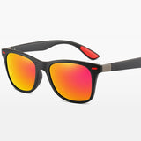 Gafas de sol polarizadas cuadradas clásicas para hombre, gafas de sol Retro con espejo para conductor al aire libre, gafas de sol de lujo UV400